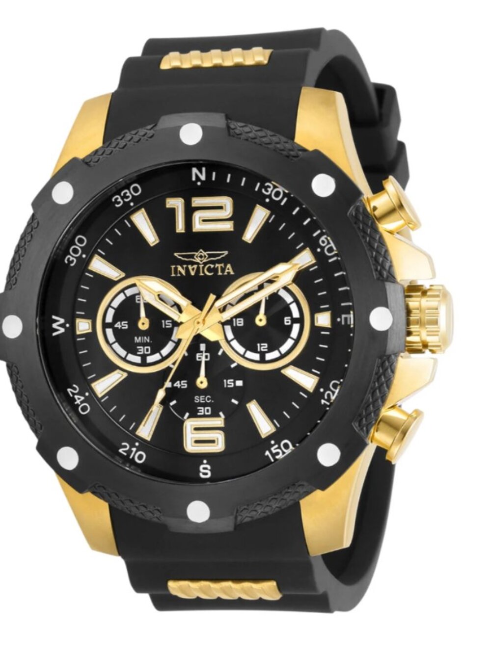 Invicta I-Force Axis Men's Watch - 50mm. Gold, Black (30769)